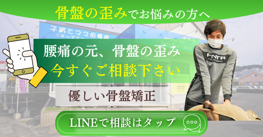 骨盤矯正のバナー